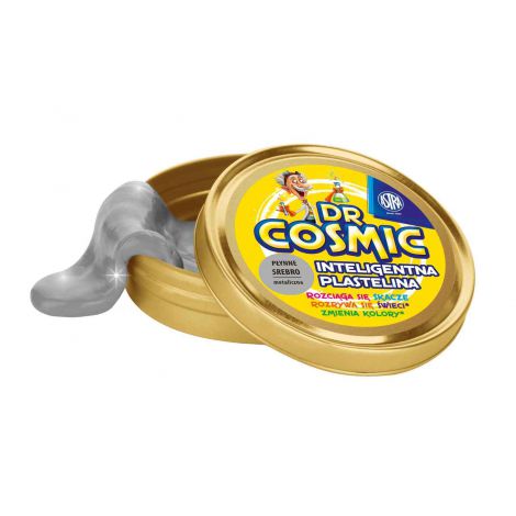 Plastelina Inteligentna Astra Cosmic, Płynne srebro, metaliczna